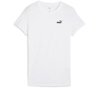 Puma Unisex ESS Small No. 1 Logo Tee T-Shirts, Puma White,