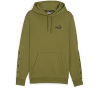 Kapuzensweatshirt PUMA "ESS+ TAPE HOODIE TR" Gr. S, grün (olive green) Herren Sweatshirts Sportbekleidung (75709707-S)