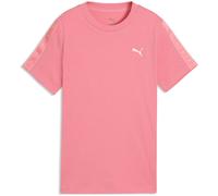 T-Shirt PUMA "Essentials Tape T-Shirt Mädchen", Kinder, Gr. 140, wild pink, Obermaterial: 100% Baumwolle. Rippe: 20% Polyester, 80% Baumwolle, regular fit, Rundhals, Shirts T-Shirt (79532035-140) wild