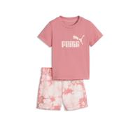 PUMA Essentials Tie-dye T-Shirt and Shorts im Set Baby, Accessoires, Rosa, 12-18M