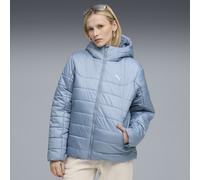 Winterjacke PUMA "Essentials Wattierte Kapuzenjacke Damen", Damen, Gr. S, blau (cool blau), Obermaterial: 100% Polyester; Futter: 100% Polyester; Füllung: 100% Polyester; Seitentascheu00a0u2013 Unten: