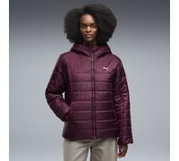 Winterjacke PUMA "Essentials Wattierte Kapuzenjacke Damen", Damen, Gr. XL, lila (ruby noir rot), Obermaterial: 100% Polyester. Futter: 100% Polyester. Füllung: 100% Polyester. Seitentasche - Unten: 10
