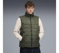 Puma Essentials Wattierte Weste Herren | Mit Plain | Dark Olive | Größe: XL Green
