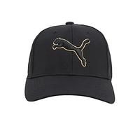 PUMA Unisex-Erwachsene Evercat Dillon Stretch Fit Cap Baseballkappe, Schwarz/Gold, L/XL