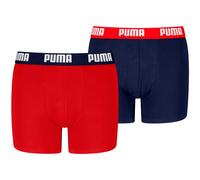 Puma Boxershorts Boys Everyday Basic – 95% Baumwolle/5% Elasthan, Komfortbund – Jungen 122/128 Rot