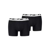 Puma Boxershorts Everyday Multi Logo Boxer 2er-Pack Herren Schwarz Größe XL