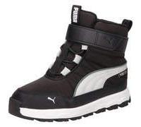Puma Evolve Boot Puretex AC+ Winterschuhe Kinder 05 - galactic gray/tart cherry/puma black 35 für Kinder, schwarz, Größe 31 EU / 12 Kids UK