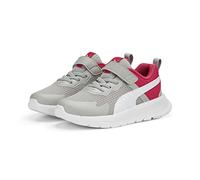 PUMA Evolve Run MESH AC+ PS Sneaker, COOL Light Gray White-Glowing PINK, 34 EU