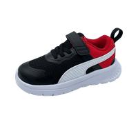 Puma Unisex für Kinder. 38624001 Evolve Run Mesh Schuhe schwarz (21), Wohnung, Schnürsenkel, Klettverschluss, Lässig, Kinderbekleidung