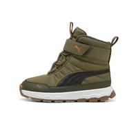 PUMA Evolve Boot AC+ PS Sneaker, Olive Black-ORANGE GLO, 29.5 EU