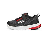 PUMA Evolve Street AC+ PS Sneaker, Black White RED, 30 EU