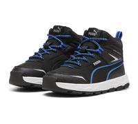PUMA Unisex Kinder Evolve Trail Ps Sneaker, Puma Black Hyperlink Blue, 33 EU