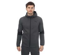 Puma - "Evostripe Core" Hoodie mit durchgehendem Reißverschluss für Herren (Grauheide) S