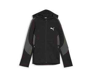PUMA Evostripe DK B Kapuzen-Sweatshirt mit Reißverschluss, Unisex, Schwarz, 176