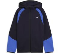 PUMA Evostripe Double Knit Kapuzenjacke Jungen 16 - new navy 128
