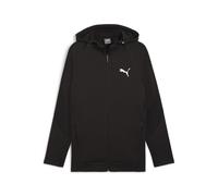 Kapuzensweatshirt PUMA "EVOSTRIPE FULL-ZIP HOODIE DK" Gr. M, schwarz (puma black) Herren Sweatshirts (10610468-M) puma black