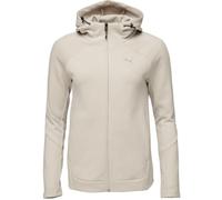 Puma EVOSTRIPE FULL ZIP HOODY Damen Sweatshirt, beige, größe S