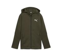 PUMA EVOSTRIPE FZ Hoodie DK B, Jungen Schweiß, Dark Olive, 681803
