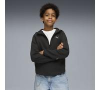 Hoodie PUMA "Evostripe Reißverschluss-Hoodie Jungen", Kinder, Gr. 116, schwarz, Obermaterial: 23% Polyester, 77% Baumwolle; Einsatz: 80% Baumwolle, 20% Polyester; Seitentascheu00a0u2013 Oben: 100% Bau