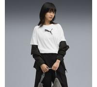 PUMA Evostripe Relaxed Graphic T-Shirt Damen, Kleidung, Weiß, XS White