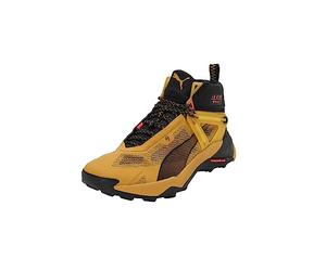 PUMA Explore Nitro Mid GTX Herren Wanderschuh Schwarz/Grau, Bernstein-schwarz, 12 UK