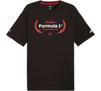 Puma F1 Essentials Graphic T-Shirt schwarz weiß rot - M