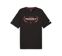 Puma F1 Essentials Graphic T-Shirt schwarz weiß rot - L
