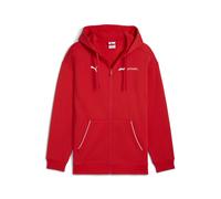 Hoodie PUMA "F1 Essentials+ Kapuzenjacke Herren", Herren, Gr. XL, rot (pop rot), Obermaterial: 66% Baumwolle, 34% Polyester; Kapuzenfutter: 100% Baumwolle; Rippe: 3% Elasthan, 97% Baumwolle; Besatz: 6