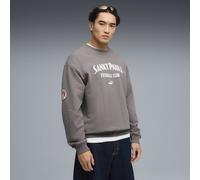 PUMA FC St. Pauli Retro Sweatshirt mit Rundhalsausschnitt Herren, Kleidung, Grau, XL Gray