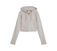 Puma Felpa con cappuccio Full-Zip Soft Touch Mouse Gray Heather da Donna Frau M M