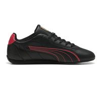 Sneaker PUMA "Scuderia Ferrari Catch Sneakers Erwachsene", Herren, Gr. 43, schwarz rosso corsa rot, Obermaterial: Synthetik. Futter: Textil. Innensohle: Textil. Laufsohle: Gummi, Schuhe Sneaker (47639