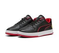Sneaker PUMA "Scuderia Ferrari Caven 2.0 Sneakers Jugendliche", Kinder, Gr. 36, schwarz (schwarz rosso corsa rot), Obermaterial: Synthetik, Leder; Futter: Textil; Innensohle: Textil; Laufsohle: Gummi,