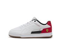 Sneaker PUMA "Ferrari Caven III Sneakers Erwachsene", Herren, Gr. 48, weiß rosso corsa rot, Obermaterial: Textil, Synthetik. Futter: Textil. Innensohle: Textil. Laufsohle: Gummi, Schuhe Sneaker (72721