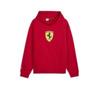 Hoodie PUMA "Ferrari Coloured Shield Fleece Hoodie Herren", Herren, Gr. L, rosso corsa rot, Obermaterial: 68% Baumwolle, 32% Polyester. Rippe: 97% Baumwolle, 3% Elasthan, relaxed fit, Sweatshirts Hood
