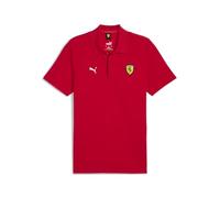 PUMA Herren Scuderia Ferrari Race Polo Poloshirts, Rosso Corsa Graphic, Mittel