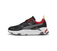 PUMA Ferrari Trinity Herren-Sneaker, Black-Rosso Corsa, 42.5 EU