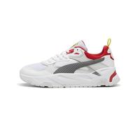 Puma Ferrari Trinity Unisex-Erwachsene Sneaker, PUMA White-Rosso Corsa, 42.5 EU