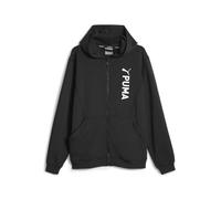 PUMA Herren Fit Double Knit Fz Hoodie Pullover, Schwarz, M