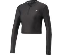 Puma Fit Eversculpt 1/4 Zip Damen Sweatshirt, schwarz M