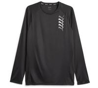 Puma Fit Ls Logo Graphic Herren Longsleeve, schwarz XL