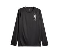 PUMA Herren Puma Fit Ls Logo Graphic Tee T Shirt, Puma Schwarz, M EU