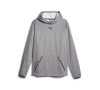 Puma Fit Taped Fleece Kapuzen Sweatshirt, grau, M, Herren