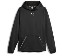 PUMA Herren Fit Taped Pwrfleece Hoodie Pullover, Schwarz, XL