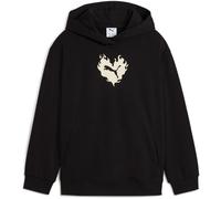 PUMA Flaming Love French Terry Hoodie Mädchen 01 - PUMA black 176