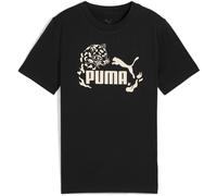 PUMA Flaming Love Graphic T-Shirt Mädchen 01 - PUMA black 176