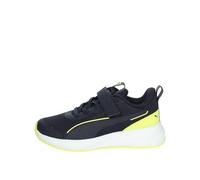 PUMA Flyer 3 AC+ PS Sneaker, New Navy-Lemon Sherbert White, 34.5 EU