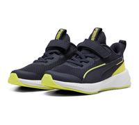 Puma Kinder Sneaker Flyer 3 AC+ PS - Klettverschluss - New Navy/Lemon Sherbert/Puma White Gr. 29