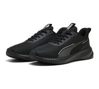 PUMA Unisex Flyer LITE 3 Straßen-Laufschuh, Black Black Silver, 40.5 EU