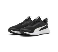 Trainingsschuh PUMA "Flyer Lite 4 Laufschuhe Erwachsene", Damen, Gr. 48, schwarz-weiß (schwarz, weiß), Obermaterial: Synthetik, Textil. Futter: Textil. Innensohle: Textil. Laufsohle: Gummi, Synthetik,