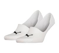 Puma 2P Unisex Mid Cut Footie Socks Weiß Gr 35/38